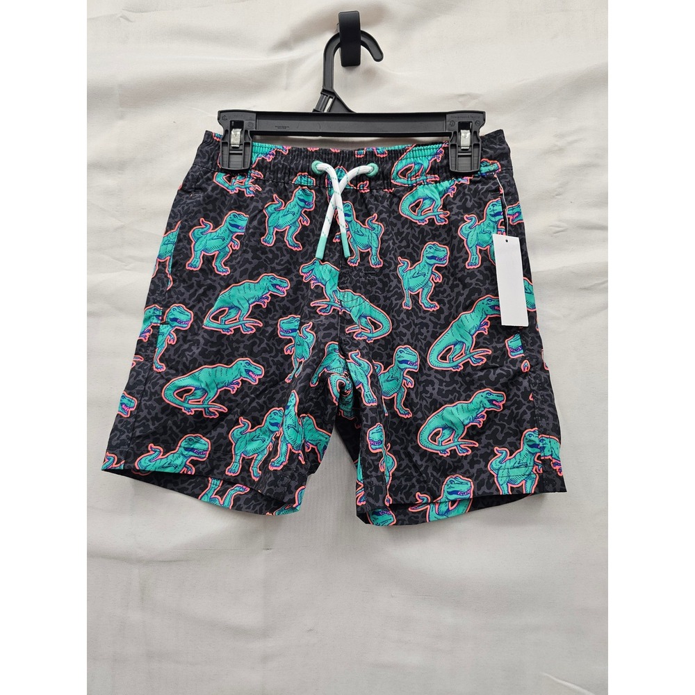 Member's Mark Boys Resort Swim Trunks Black Polyester Blend Casual Size Small